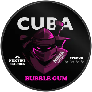 CUBA NINJA Bubble Gum nicotine pouch can